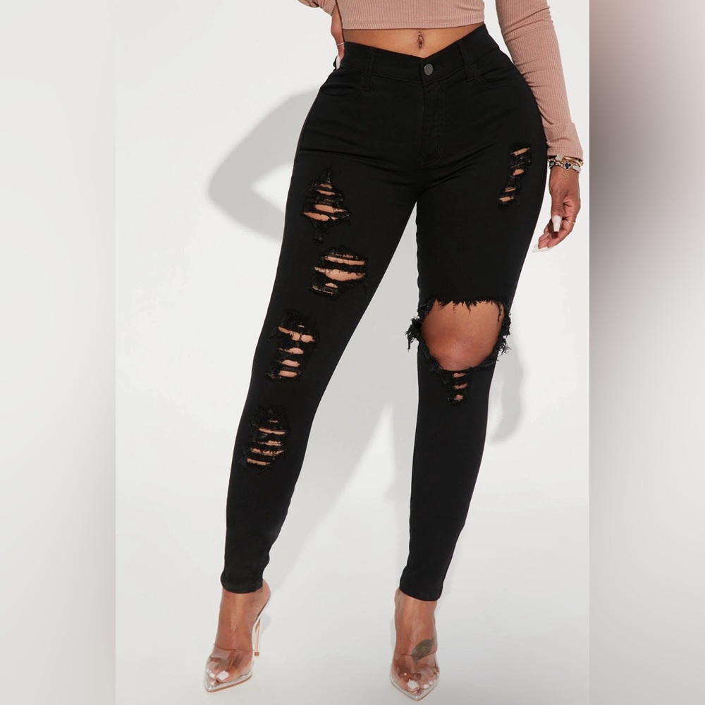 Glistening Jeans - Black